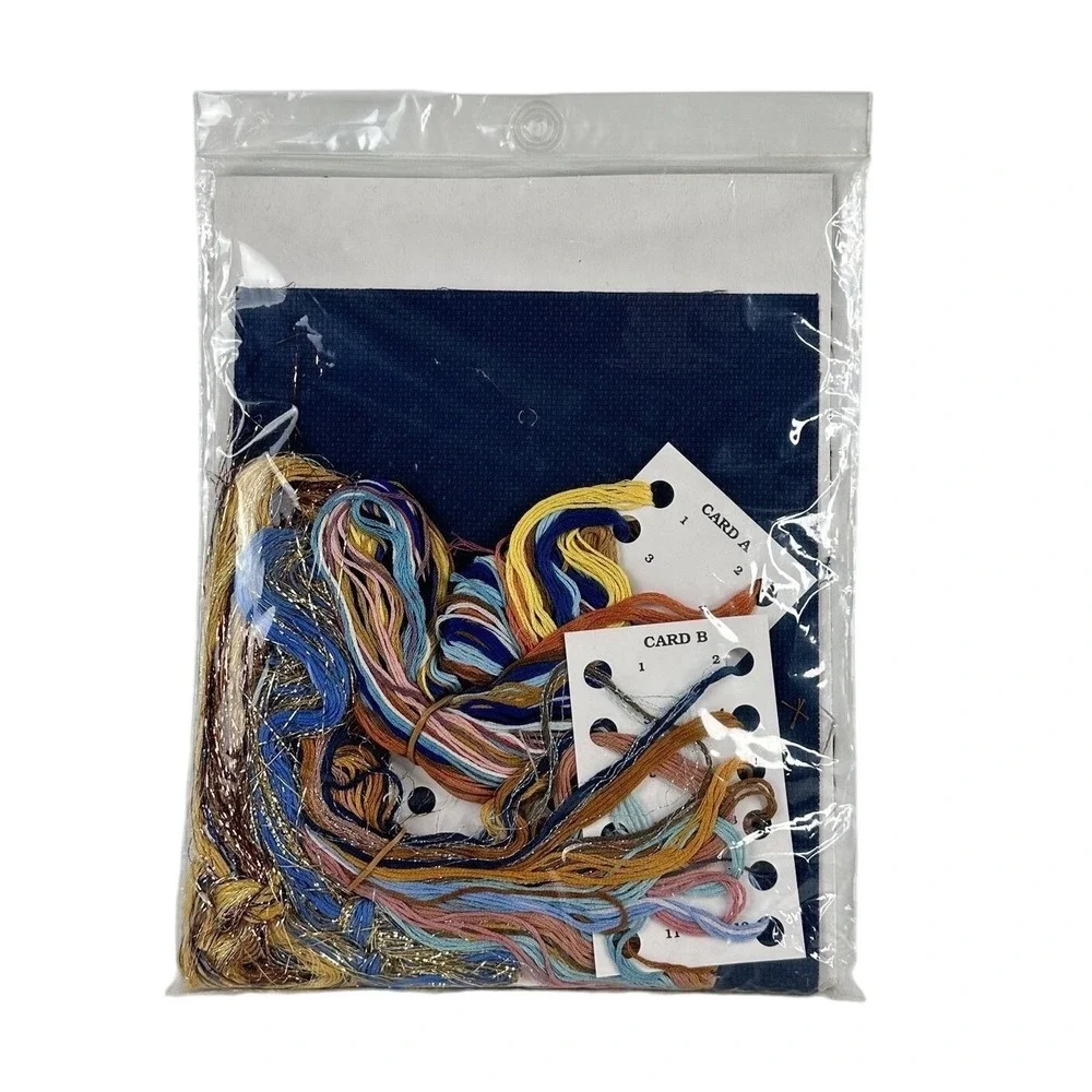 1996 Janlynn Counted Cross Stitch Kit Boy King Tut Egyptian 10×14 #157-36 New - Picture 2 of 3